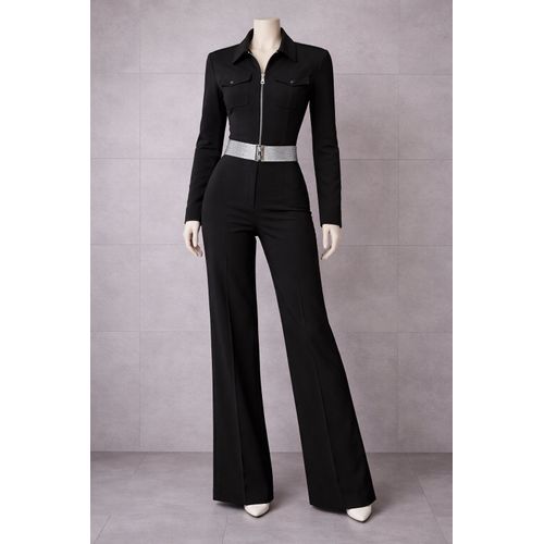 Ceinture Grise Élastique 75 Cm Made In France (Petites Taches Derrière)