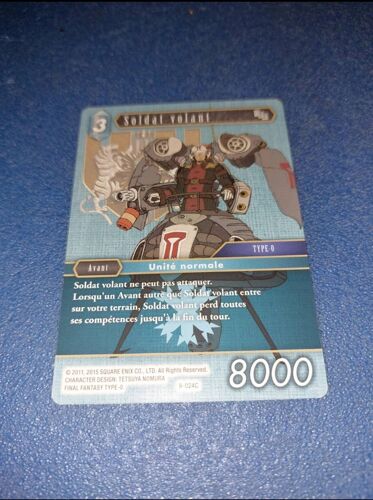 Soldat Volant 9 024c Carte Card Final Fantasy