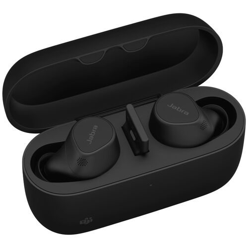 Jabra Evolve2 Buds Casque Sans fil Ecouteurs Bureau/Centre d'appels USB Type-C / USB Type-A Bluetooth Noir