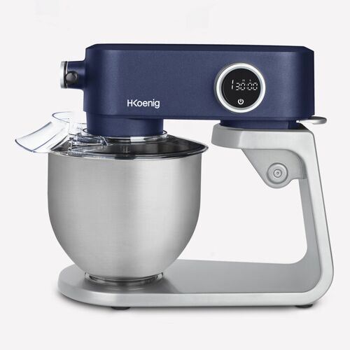WËASY KM126 mixeur Robot mixer 800 W Argent et Bleu