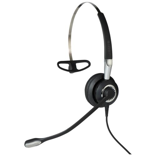 Jabra BIZ 2400 II Casque Avec fil Arceau, Crochets auriculaires, Minerve Bureau/Centre d'appels Noir et Argent