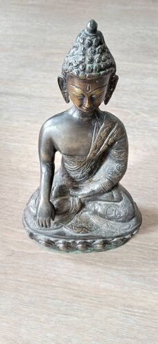 Statuette Bouddha Bronze Antiquité