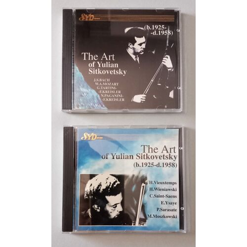 Lot De 2 Cd " The Art Of Yulian Sitkovetsky" Par Syd Records Édition