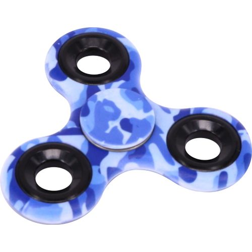 Fidget Spinner Acier Inoxydable - Bleu Clair