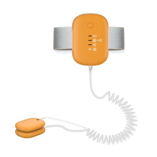 Alarme d'énurésie nocturne filaire magnétique - Solution efficace pour la gestion de l'incontinence Orange