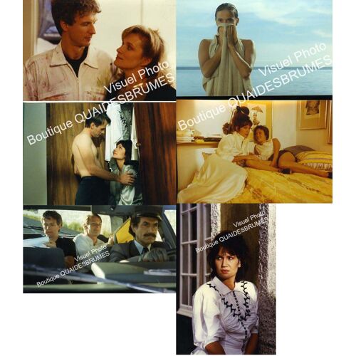 Sanguines : Jeu De 6 Photos Argentiques D'Exploitation Cinématographique - Format 11,5x17,5 Cm - De Christian François Avec Mathieu Carrière, Clémentine Célarié, Yves Beneyton, Amanda Langlet - 1988