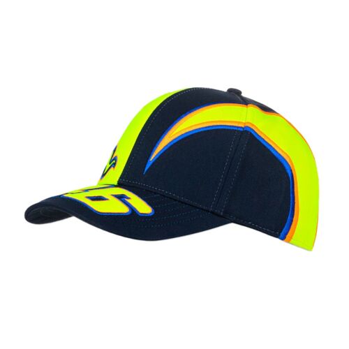 Casquette Valentino Rossi Sole Luna Vr46 Heritage Pour Adulte, Multicolore Moto Gp
