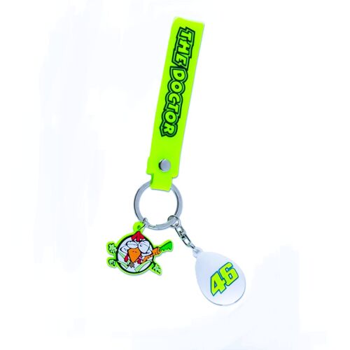 Porte-Clés ?uf Poule Ancienne Vr46 Heritage Moto Gp