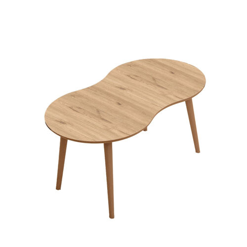 Table basse en bois "Moon" 99 x 54 x 45 cm - Chêne
