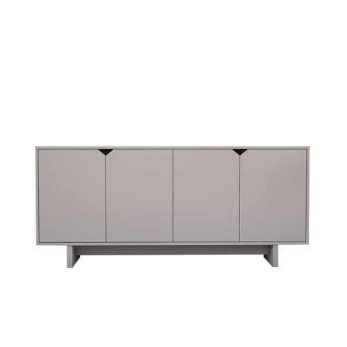 Buffet en bois "Oz" - 180 x 40 x 81 cm - Beige