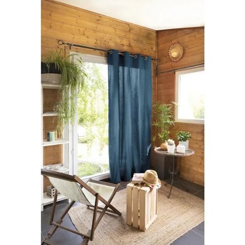 Rideau En Coton 140 X 260 Cm Kala Bleu Jean
