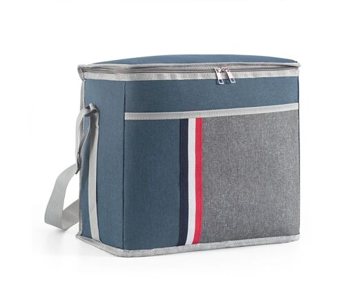 Sac isotherme grande capacité pour femme/homme, idéal pour le travail, le bureau, l'école, les pique-niques et les activités de plein air - Bleu marine