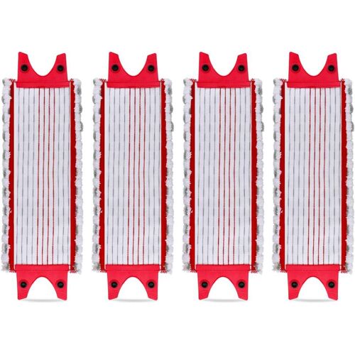 Lot de 4 lingettes de rechange en microfibre pour Vileda EasyWring Ultramax / 1 à 2 lingettes en microfibre pour Vileda Ultramax, UltraMax, UltraMax Plus et Easy Wring UltraMax Pug
