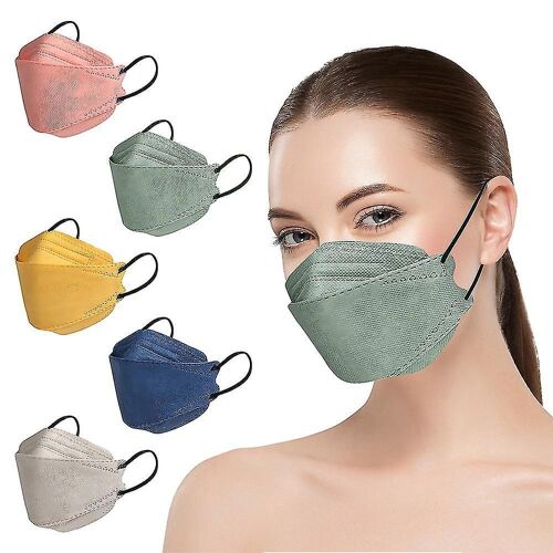 Lot De 50 Masques Faciaux Kn95, Masques De Poisson Pour Adultes, Masques Morandi Ffp2, Masques De Protection À 4 Couches, Masques Kf94