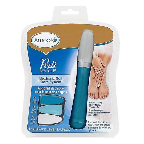 Système Portable Pedi Perfect Care - Outil Électronique De Manucure/Pédicure - Lime, Polit Et Fait Briller Les Ongles - Kit De Recharge Supplémentaire