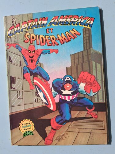 Captain America Et Spider-Man Album Artima, Stan Lee