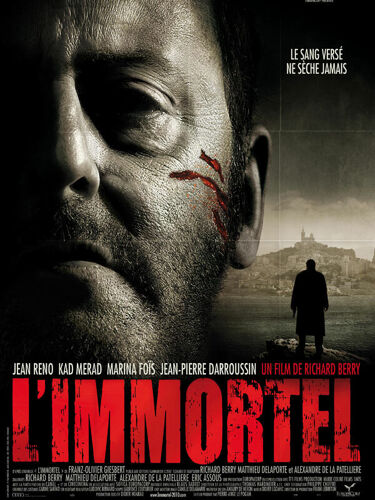 L Immortel - Véritable Affiche De Cinéma Pliée - Format 120x160 Cm - De Richard Berry Avec Jean Reno, Kad Merad, Jean-Pierre Darroussin, Marina Foïs, Luc Palun, Joey Starr - 2010