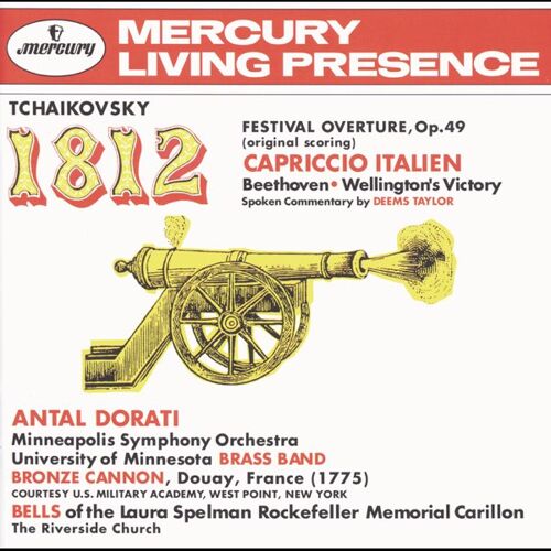 Tchaikovsky 1812 - Capriccio Italien - Festival Overture Op 49 - Beethoven Wellington Minneapolis - Dorati