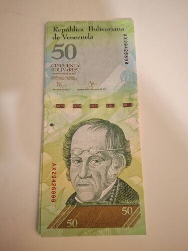 Venezuela 50 Bolivares 2015 Unc