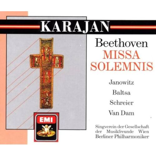 Beethoven Missa Solemnis Janowitz Baltsa Van Dam Schreier Berliner Karajan 1975