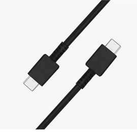 Câble de données USB-C Samsung de 2 mètre, compatible avec les chargeurs de 45 W et compatible avec les Samsung S22-26 et autres modèles (chargeur non inclus)