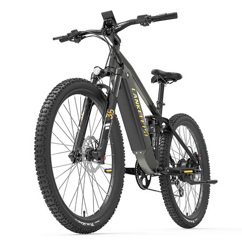 Lankeleisi Rx600 Pro Vélo Électrique 29" Moteur 250w Vélo Électrique Tout Suspendu Pour Adulte 48v 20ah Écran Lcd Charge Maximale 150kg Gold