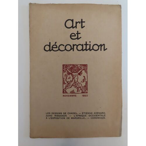 Art Et Décoration Novembre 1922