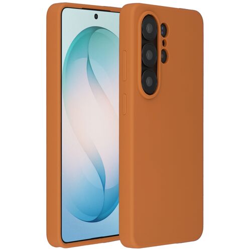 Accezz Coque Liquid Silicone avec MagSafe Samsung Galaxy S26 Ultra Orange