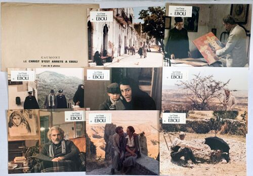 Le Christ S'Est Arrêté À Eboli (Cristo Si È Fermato A Eboli) : Jeu De 8 Photos D'Exploitation Cinématographique - Format 21x27 Cm - De Francesco Rosi Avec Gian Maria Volonté, Irene Papas - 1979