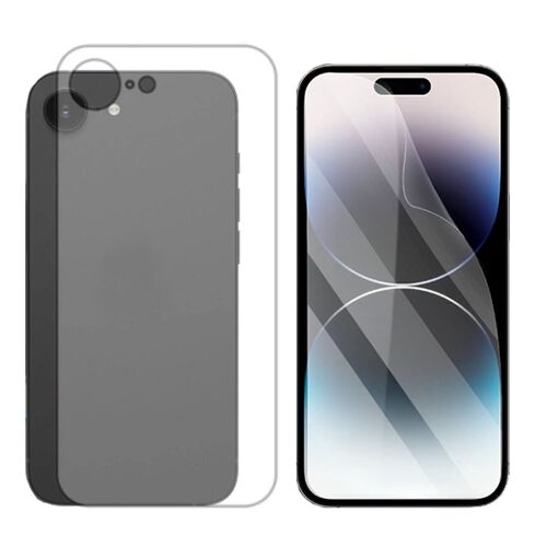 Kit De Film Hydrogel À Coque Complète Avant Et Arrière PHONECARE Pour Apple iPhone 17e - Transparent