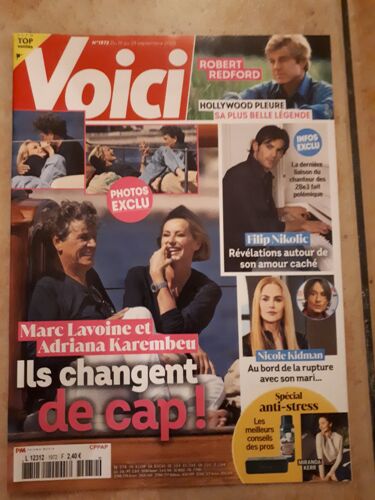 Voici 1973 Marc Lavoine Et Adriana Karembeu, Robert Redford, Filip Nikolic....