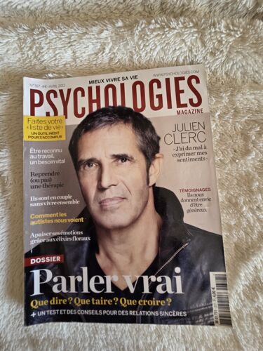 Psychologies Magazine N°317 Avril 2012 – Julien Clerc – Émotions Et Relations