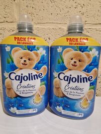 Lot De 2 Adoucissant Cajoline Fleur De Passion Et Bergamote 2x88 Lavages