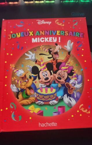 Livre Joyeux Anniversaire Mickey
