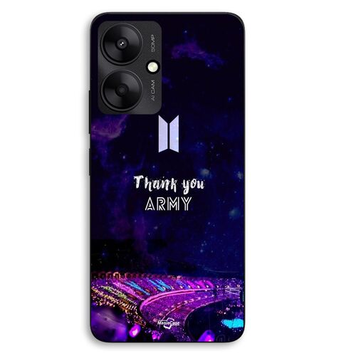 Coque Pour Xiaomi Redmi 13C 5g BTS army groupe BTS roi de la K-pop Maniacase