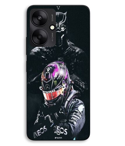 Coque Pour Xiaomi Redmi 13C 5g Lewis Hamilton Black Panther Maniacase