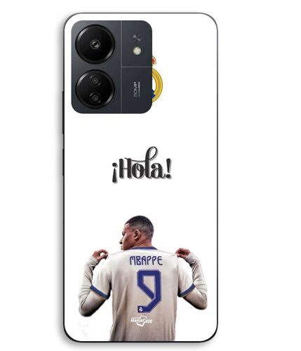Coque Pour Xiaomi Redmi 13C 4g Kylian Mbappe Real Madrid 9 Hola Maniacase