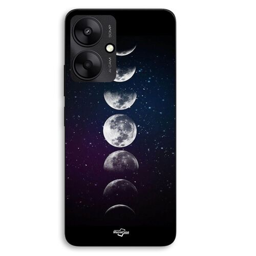 Coque Pour Xiaomi Redmi 13C 5g Lune Phase nuit etoile Maniacase