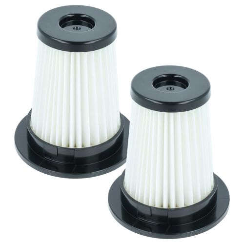 vhbw 2x filtre remplacement pour Grundig C00911456, 9178039322 pour aspirateur - filtre HEPA noir / blanc