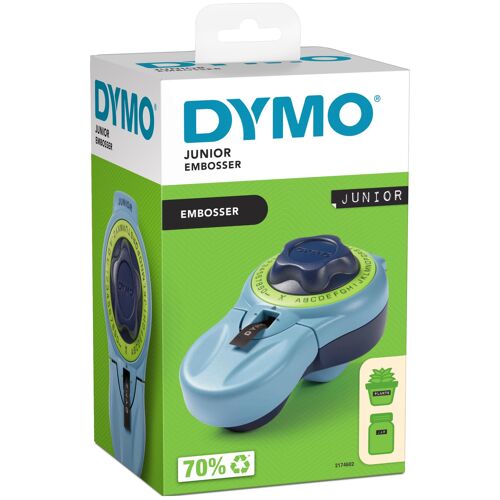 Dymo Junior Imprimante D'etiquettes 3d | Marqueuse Ergonomique Avec Un Système Simple De " Tourner Et Cliquer " | Pour La Maison Et Le Bricolage