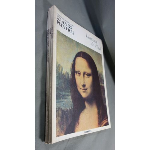 Lot Grands Peintres - Chefs-D'Oeuvre De L'Art - Hachette - 6 Numéros - Vinci, Botticelli, Raphael, Tiepolo, Fra Angelico, Antonello