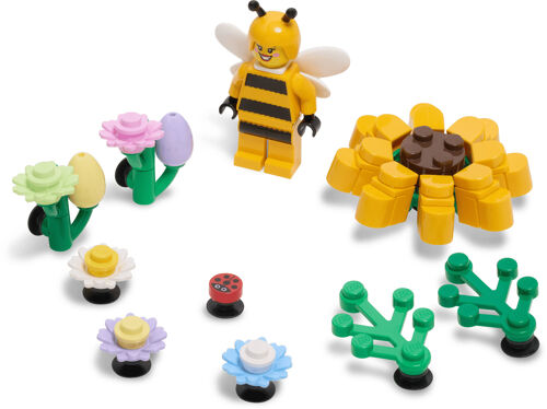 LEGO - Lot de 10 clips - Jardin d'été (Crocs x LEGO) - 5010347