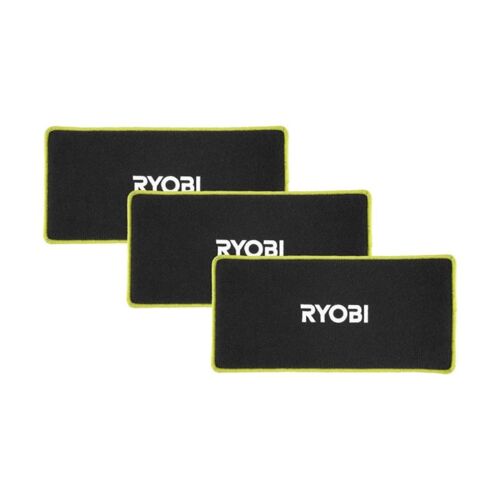 Lot de 3 lingettes microfibre réutilisables RYOBI - Lavable en machine - Compatible avec RSM4 - RSM4A1