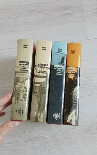 Raoul Salan . Mémoires. Les 4 Tomes .Pressés De La Cité.