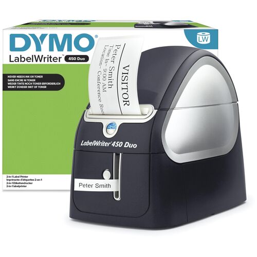DYMO LabelWriter 450 Duo Imprimante d'étiquettes | papier thermique | 600 x 300 ppp | jusqu'à 71 étiquettes/minute