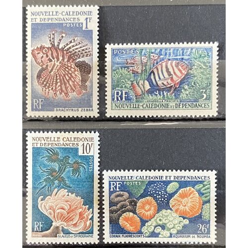 Lot De 4 Timbres Neufs* Nouvelle-Calédonie 1959 Y&T 291 À 294