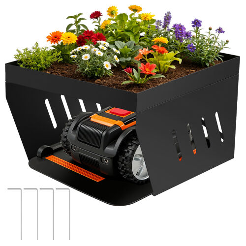 Garage pour tondeuse à gazon Protection UV Toit pour robot tondeuse Garage pour robot tondeuse Accessoires haut de gamme
