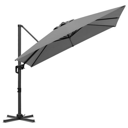 Parasol Gris Ø300 Cm ¿ Design Moderne Pour Terrasse