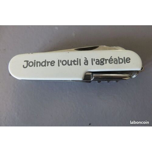 Couteau De Poche Multi Fonctions Blanc