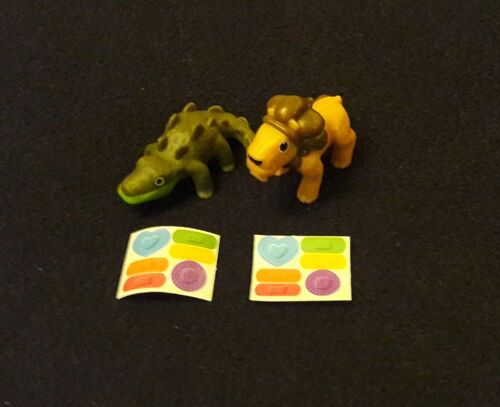 Figurines Natoons "Animals Care" (Crocodile Et Lion)